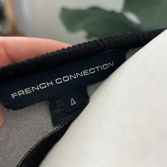 French Connection Striped Sweater Dress - Size 4 - Picture 5 of 5